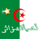 Foot: Drapeau "Viva l'Algrie! en arabe