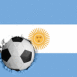 Argentine: Drapeau et ballon encastré