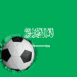 Arabie saoudite: Drapeau et ballon encastré